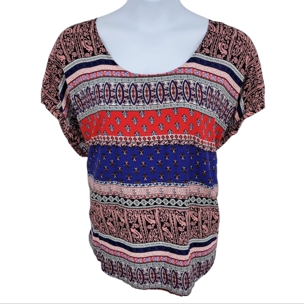 Lucy & Laurel by Anthropologie Blouse With Floral Pattern Size XXL‎ 🖤